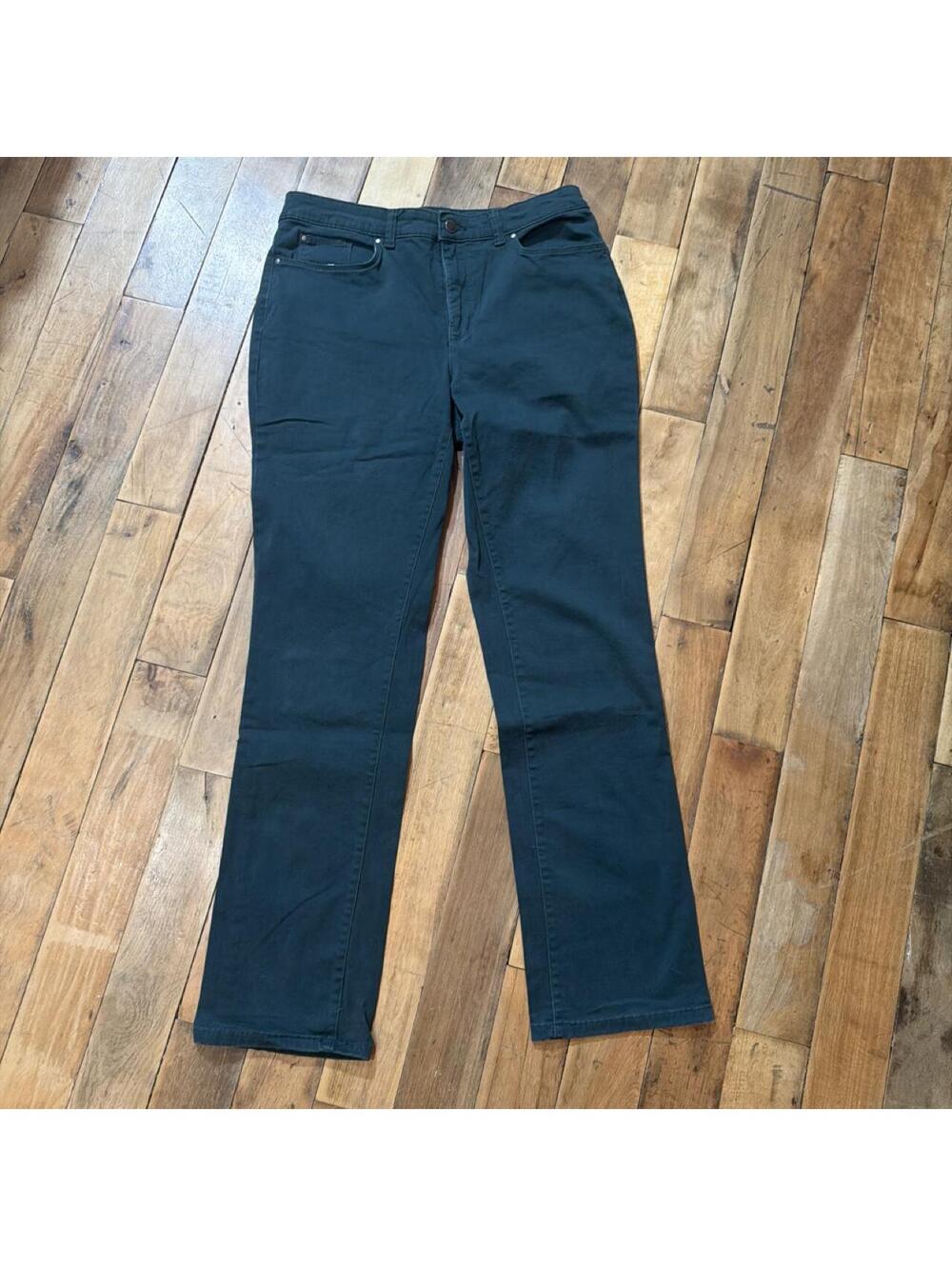 Charter Club Women's Black and Green Jeans